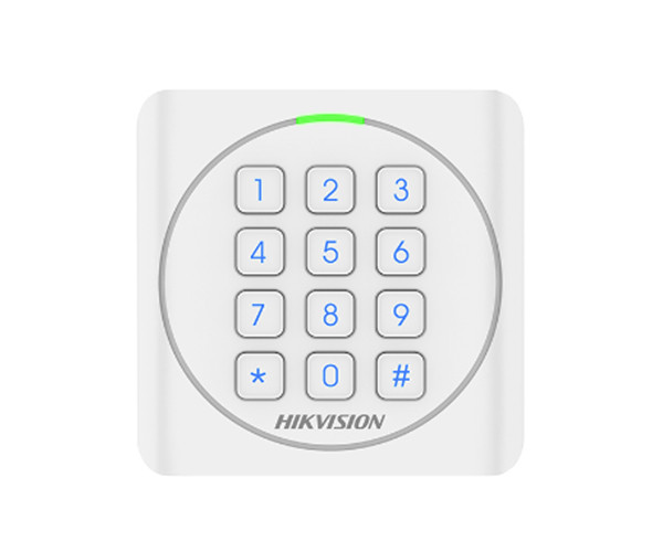 【海康威視IC密碼門禁讀卡器】?？低旽IKVISION數(shù)字鍵盤門禁IC讀卡器DS-K1801MK